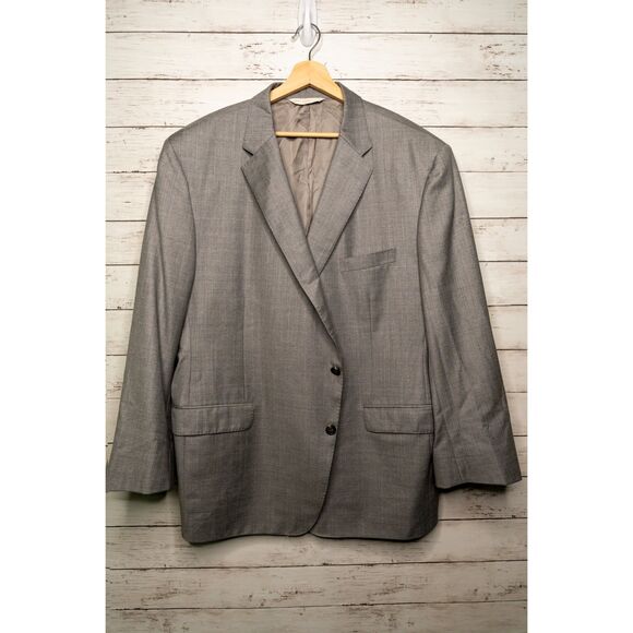 Samuelsohn Grey Suit Jacket Blazer 54R - Picture 1 of 13